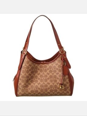 COACH Lori Logo Shoulder Bag